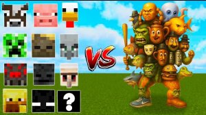 Секретный новый гибрид против ВАНИЛЬНЫХ мобов в Майнкрафте