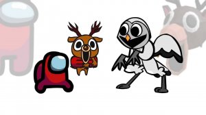 Напарник по мини-команде убивает босса "99 ночей в лесу" | Среди нас