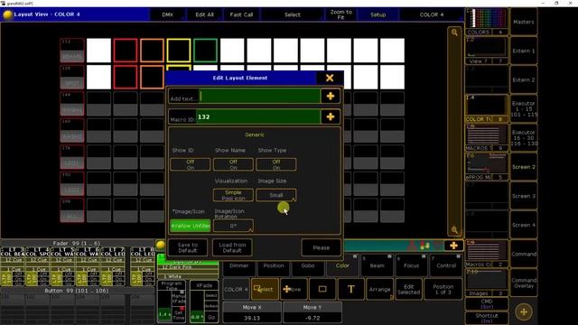 GrandMA2 9 Color Picker