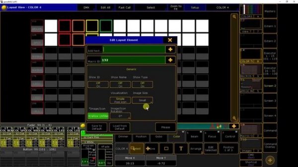 GrandMA2 9 Color Picker