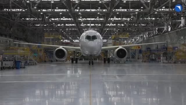 🇷🇺Второй импортозамещенный самолет МС-21 смотреть онлайн