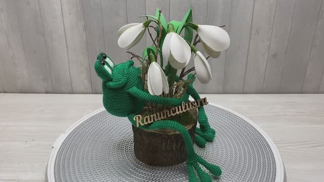 Подснежники из фоамирана с лягушкой смотреть онлайн