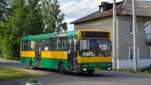 Автобус Mercedes-Benz O405 (АТ 201 22). Покатушки по пригороду Барнаула.