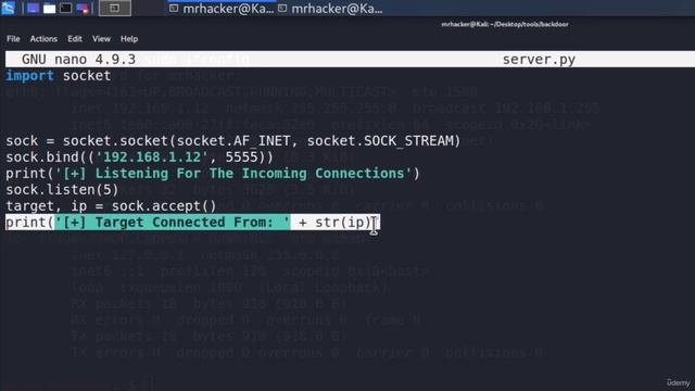79. Подключение сервера и бэкдора смотреть онлайн