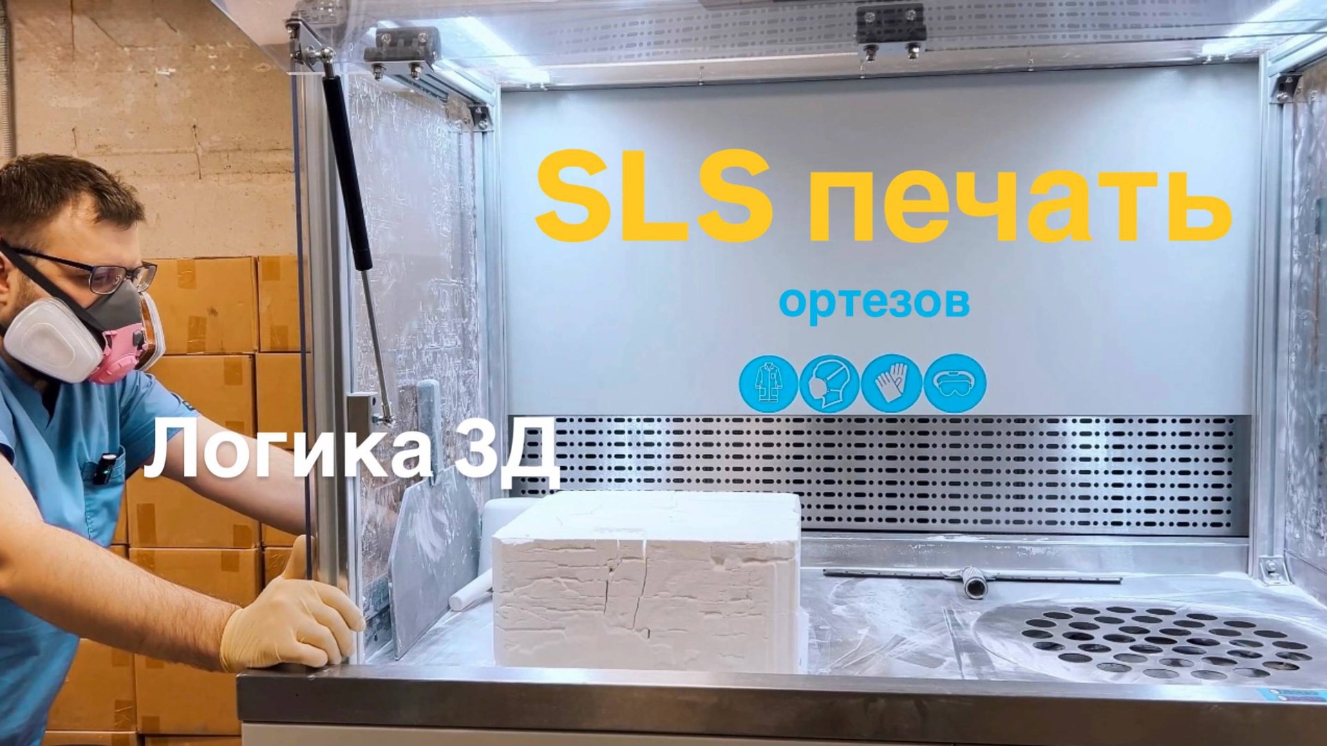 SLS 3D печать ортопедических изделий в Логика 3Д смотреть онлайн