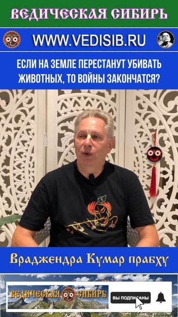 Если на Земле перестанут убивать животных, то войны закончатся? смотреть онлайн