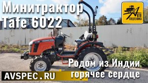 Минитрактор Tafe 6022  Родом из Индии Горячее сердце Купить трактор с доставкой в Автоспецтехника