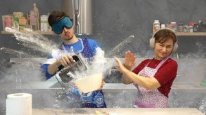 Готовим ВСЛЕПУЮ и ВГЛУХУЮ с Мамой *неожиданный результат*