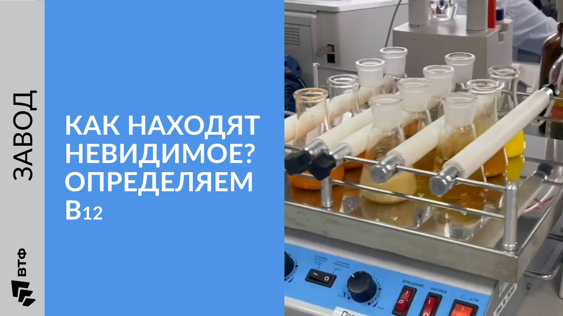 Determination of B12 in the laboratory