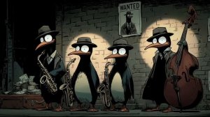 Пингвины планируют идеальный побег – джаз для спокойной концентрации и уютной работы