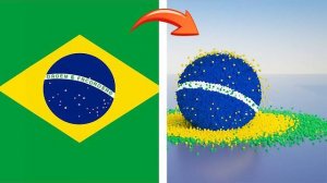 ФЛАГИ ЖЁСТКО И ЭФФЕКТНО РАССЫПАЮТСЯ В СИМУЛЯТОРЕ ФИЗИКЕ! ПРИКОЛ