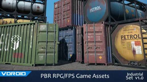 Asset Unity - PBR RPG/FPS Game Assets (Industrial Set V1.0)