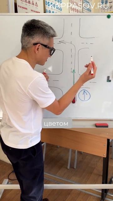 Разбор вопроса ПДД со знаком "Движение прямо". Разборы всех билетов ПДД 2025 (ссылка в описании) смотреть онлайн