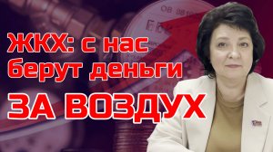Депутат ГЛАЗКОВА | С нас берут деньги за ВОЗДУХ!