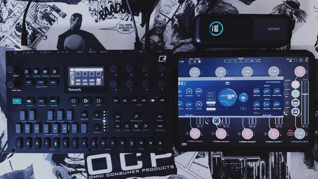 Elektron Tonverk And IPad: Late Night Jam Session