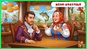 Жена болтунья | аудиосказки | народные сказки | детские сказки онлайн | сказка | мультик