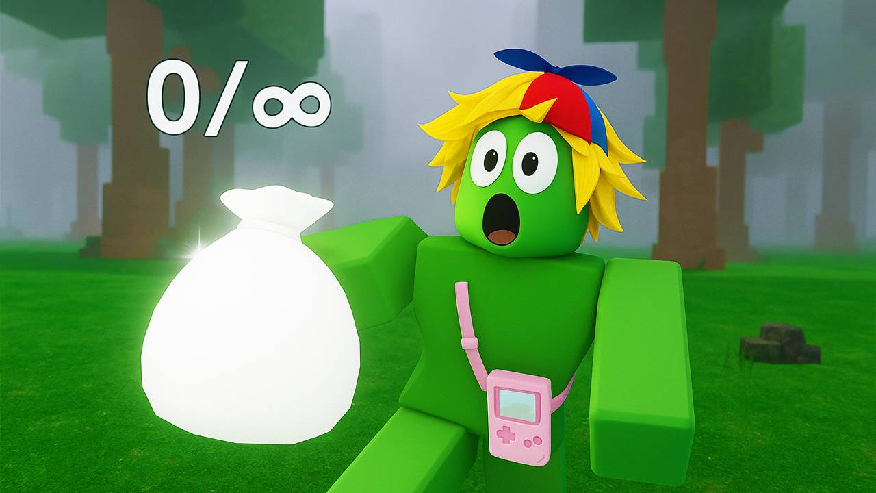 Я ПОЛУЧИЛА БЕСКОНЕЧНЫЙ МЕШОК В 99 НОЧЕЙ В ЛЕСУ В РОБЛОКС смотреть онлайн