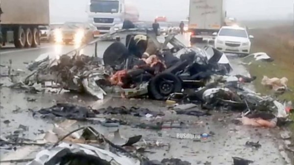 реконструкция страшной аварии на реальных событиях