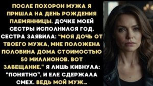 ИСТОРИИ ИЗ ЖИЗНИ/Сестра заявила, что её дочь от моего мужа и что ей положена половина дома/Рассказ