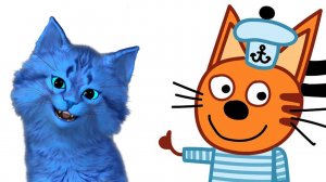 КОТЁНОК АЛЬБО РИСУЕТ ТОГО, УГАДАЙТЕ КОГО 🐱 ДЕТСКАЯ РАЗВИВАЮЩАЯ ИГРА ТРИ КОТА