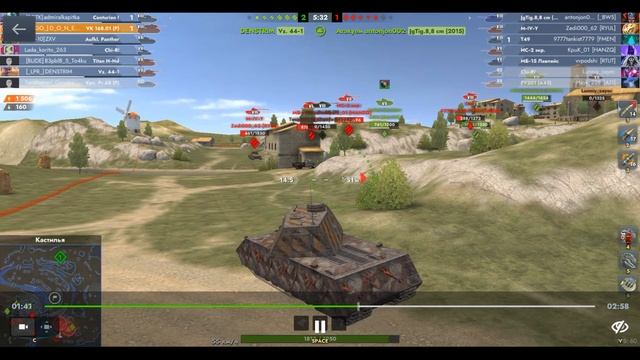 VK 168.01 (P), Кастилья, 05.09.2025 03-49, Гравитация, встречный