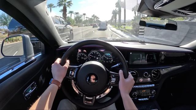 Rolls-Royce Ghost Black Badge 2022 POV TEST DRIVE смотреть онлайн