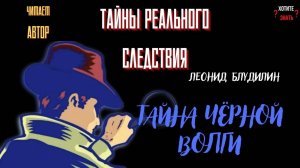 Тайны реального следствия: ЧЁРНАЯ ВОЛГА И СМЕРТЕЛЬНАЯ ОШИБКА БУХГАЛТЕРА (автор: Леонид Блудилин).