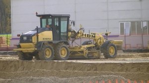 Стабилизация грунта: планировка грейдером HBM-Nobas BG 160 TA-3