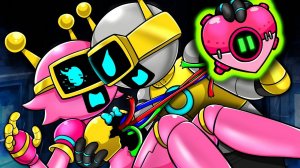 Веселый Бот украл сердце Розового Бота?! | Анимация Спрунки в Суперсемейке