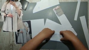 Моделирование. Как делать воротник в жакете. Выкройка № 1824.