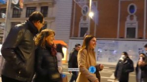 SHE FALLS TO THE GROUND AND HE KICKS ME !!! 😬 BUSHMAN PRANK