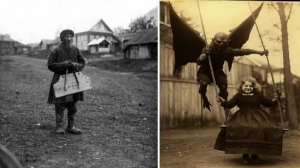 Встреча с загадочным существом в заброшенной деревне