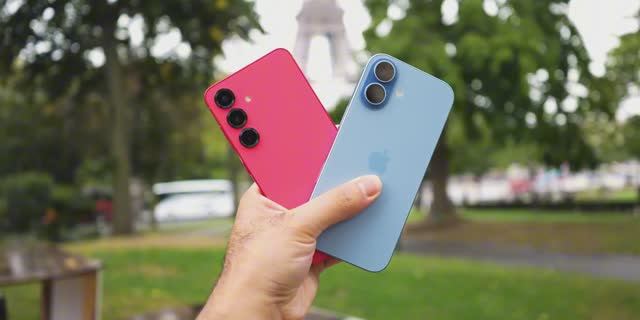 iPhone 17 vs Samsung Galaxy S25 – Реальный тест камеры и батареи в течение дня! смотреть онлайн