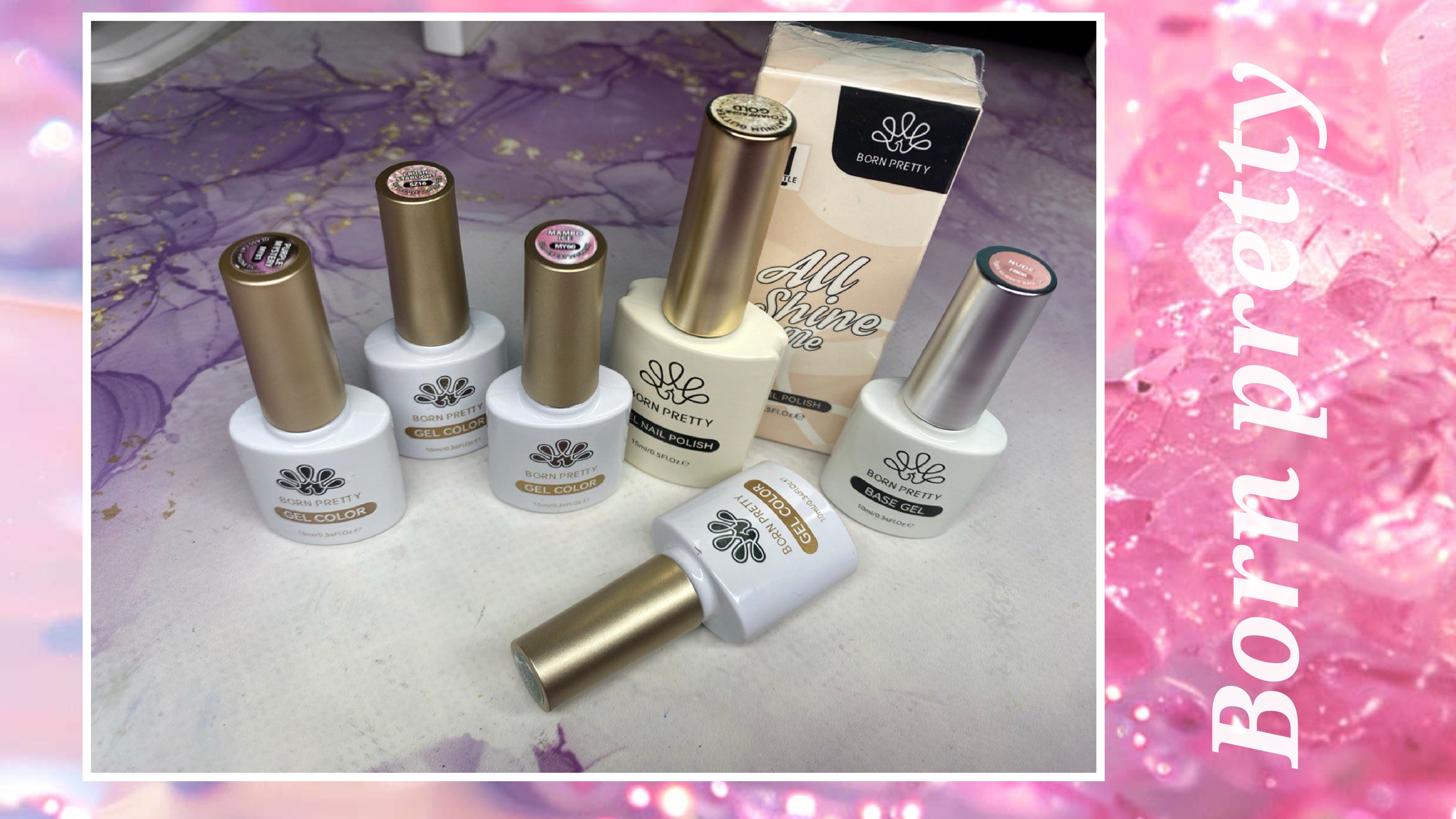 Born Pretty. Шикарные гель лаки и шелковые "кошки" 💥 смотреть онлайн