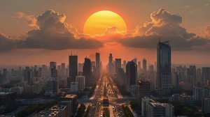 Город на рассвете |Музыка: 🎶 АЛЕКСАНДР К60 |