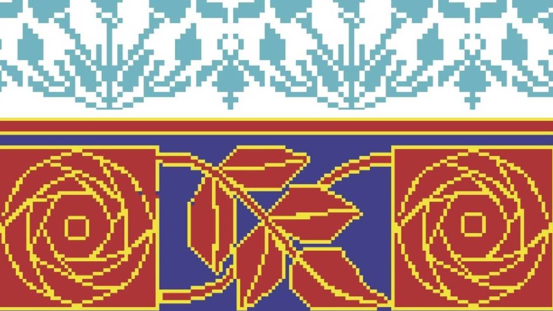СТАРИННЫЕ СХЕМЫ. Art Nouveau. Рукоделие, вышивка, вязание. Подборка №162. смотреть онлайн