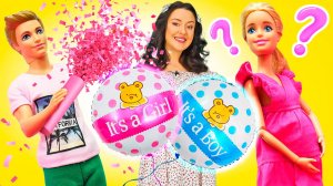 Барби устраивает гендер-пати! 🎀💙 Узнаем пол будущего малыша!