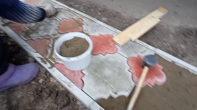 Укладка брусчатки. смотреть онлайн