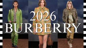 ✔️ BURBERRY (Бёрберри) показ мод весна-лето 2026 на Неделе моды в Лондоне