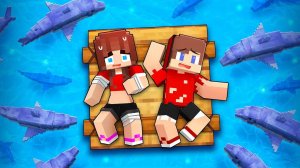 Джей Джей и его Девушка, Оказавшиеся на Мели В море - Майнкрафт Анимация