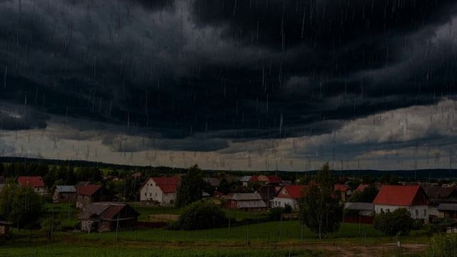 Звук природы. Дождь. Природа. Сильный дождь с грозой. Шум дождя для сна смотреть онлайн
