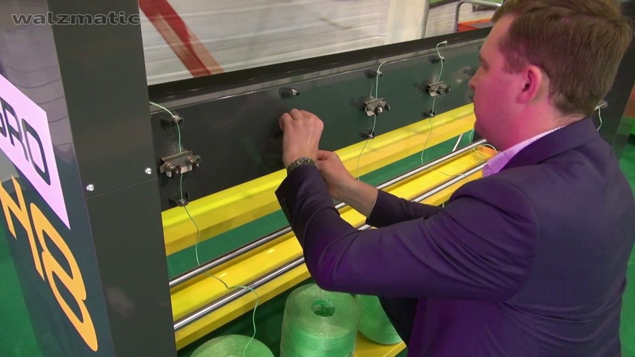 Станок для намотки шпагата  Walzmatic Agro H8 на Выставке Защищенный грунт России 2018