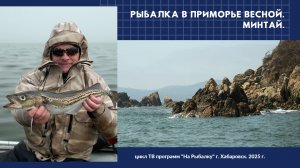 Рыбалка на минтая в Приморье весной.