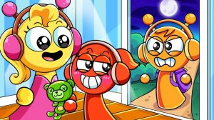 Мама Орена больше любит Его Сестру?! Анимационная игра Incredibox Sprunki