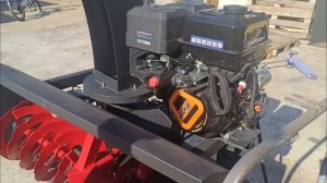 снегоуборщик (снегоротор) навесной с автономным двс дляьминитракторов и минипогрущчиков