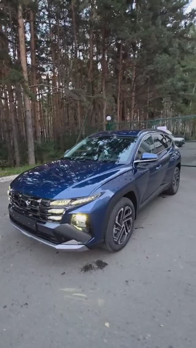 Hyundai Tucson,Prime в синем цвете