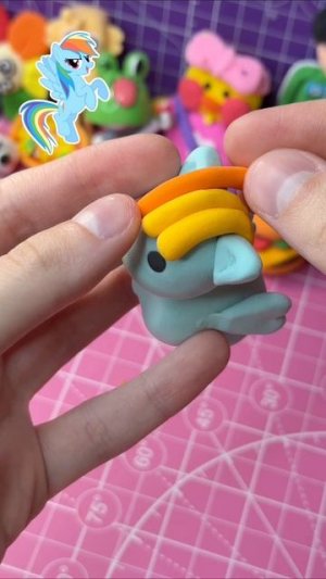 Радуга Дэш 🌈🎠 Спойлеры в ✈️: krutotut_rus ✨ #diy #милота #пони