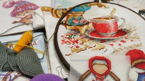 Рукодельные будни. Встреча вышивальщиц. #вышивка_крестом