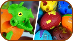 ТРАНСФОРМЕРЫ Динозавры. Конструктор. Яйца динозавров.