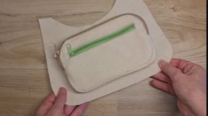 как легко и просто собрать объёмный накладной карман сумки Джина